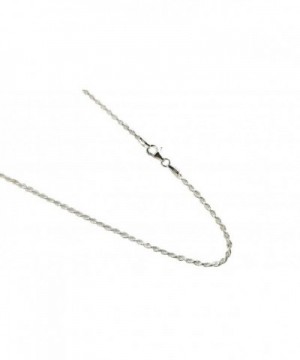 Sterling Silver Diamond Italian Necklace