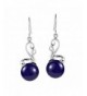 Ethereal Simulated Lapis Lazuli Sterling Earrings