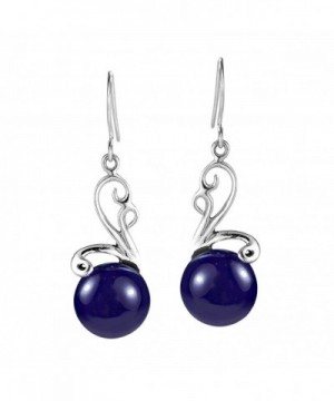 Ethereal Simulated Lapis Lazuli Sterling Earrings