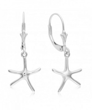 Cape Sterling Starfish Dangling Earrings