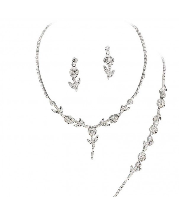 Affordable Crystal BRIDESMAID Necklace Bracelet