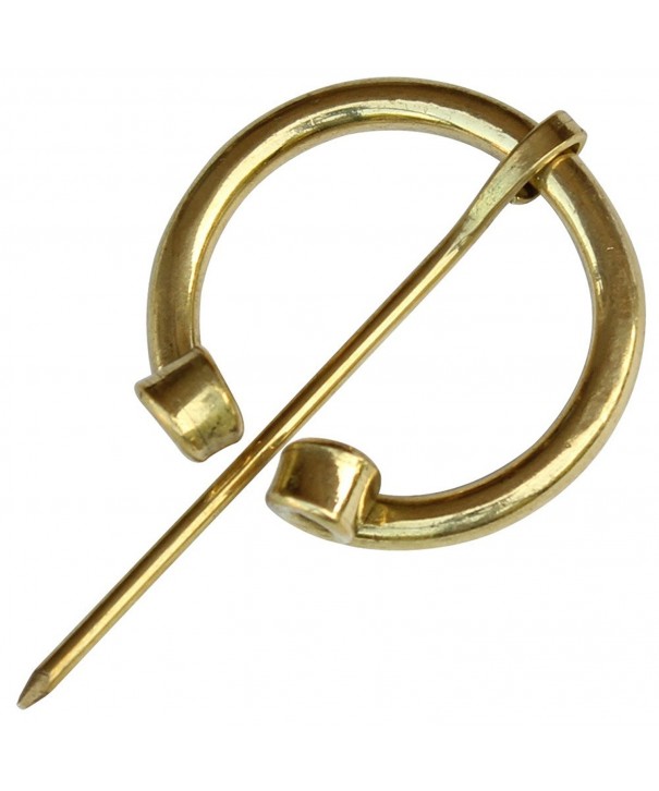 Ophelias Beautiful Brass Medieval Brooch