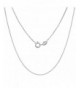 Sterling Silver Chain Necklace Nickel