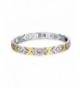 Titanium Stainless Magnetic Bracelet Rhinestone