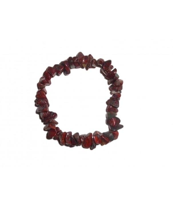 Natural Healing Brecciated Gemstone Bracelet