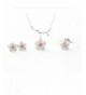 Smilers Jewelry Sterling NecklaceStud Earrings