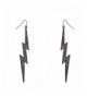 Lux Accessories Rainbow Lightning Earrings