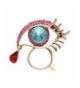 SENFAI Teardrop Brooches Rhinestone Magnetic