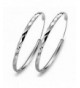 Silver Masters Sterling Hoop Earrings