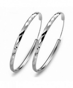 Silver Masters Sterling Hoop Earrings