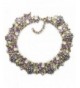 Houda Elegant Rhinestone Statement Necklace