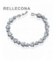 Rellecona Plated Sterling Zirconia Bracelet