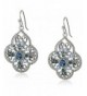 1928 Jewelry Silver Tone Filigree Earrings