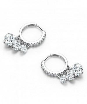 SBLING Platinum Plated Zirconia Earrings
