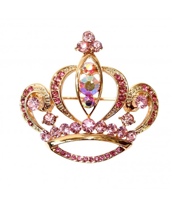 Navachi Plated Crystal Az7155b Brooch