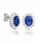 Sterling Sapphire Princess Middleton Earrings