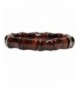 Handmade Semi precious Bamboo Elastic Bracelet