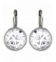 Crystal Rhodium plated Earrings Swarovski Crystals