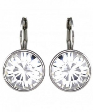 Crystal Rhodium plated Earrings Swarovski Crystals