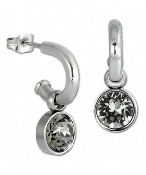 Amello Stainless earrings Swarovski ESOS02K