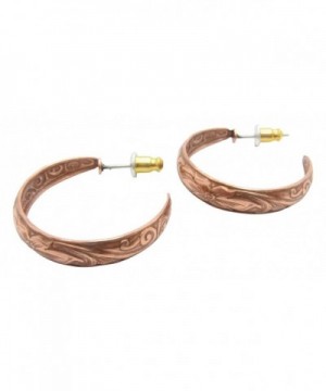 Copper Hoop Earrings CE1267C03 diameter