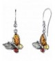 Sterling Silver Baltic Butterfly Earrings