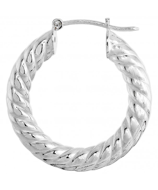 Sterling Silver Italian Earrings Spiral