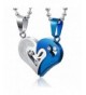 Couple Stainless Necklace Pendant Silver
