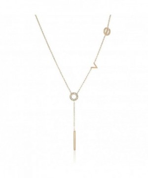 Lariat Layering Shaped Necklace Stainless