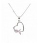 Sterling Silver Heart Never Give