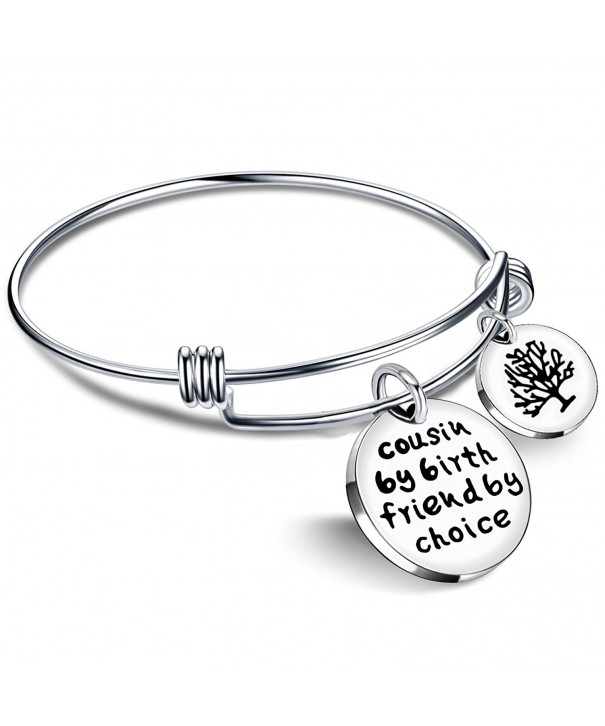 Cousin Bangle Bracelets Friend Pendant