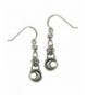 Sterling Silver Celtic Crescent Earrings