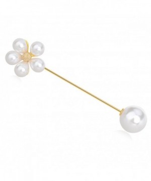 IPINK Pearl Lapel Stick Brooch