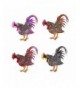 Statement Rooster Rhinestones Clothing Decorate