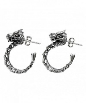 NOVICA Sterling Half hoop Earrings Anantaboga