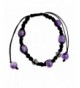 NOVICA Handmade Amethyst Shambhala Bracelet