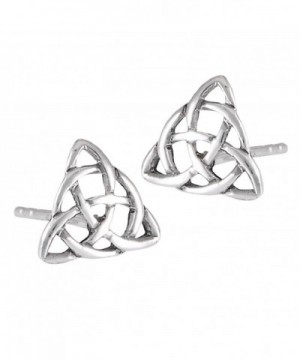 Sterling Silver Celtic Trinity Earrings