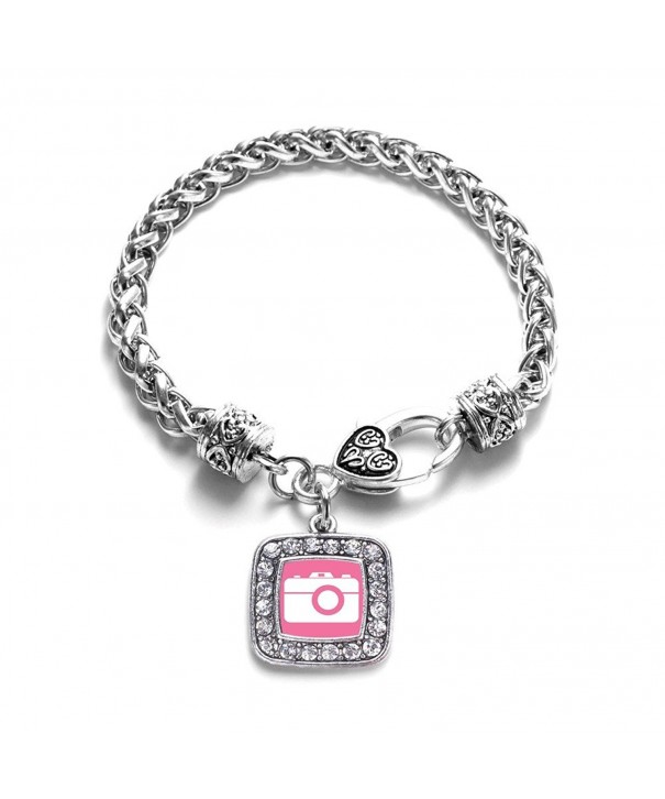 Photographers Classic Silver Crystal Bracelet