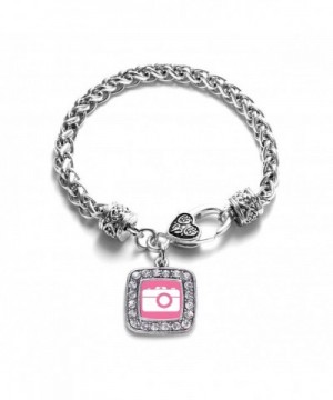 Photographers Classic Silver Crystal Bracelet