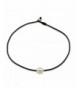 12 13mm Freshwater Cultured Necklace Leather