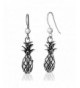 Sterling Silver Pineapple Polished Earrings