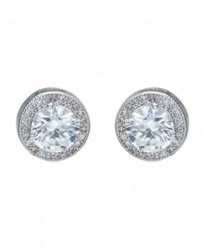 NEOWOO Earrings Silver Zirconia Crystal