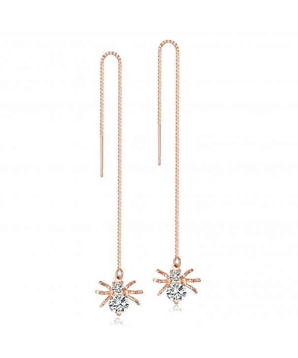 Zirconia Spider Threader Earrings LicLiz