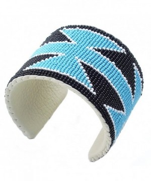 Turquoise Beadwork Beaded Bracelet Western