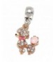 Jewelry Monster Dangling Poodle Crystals