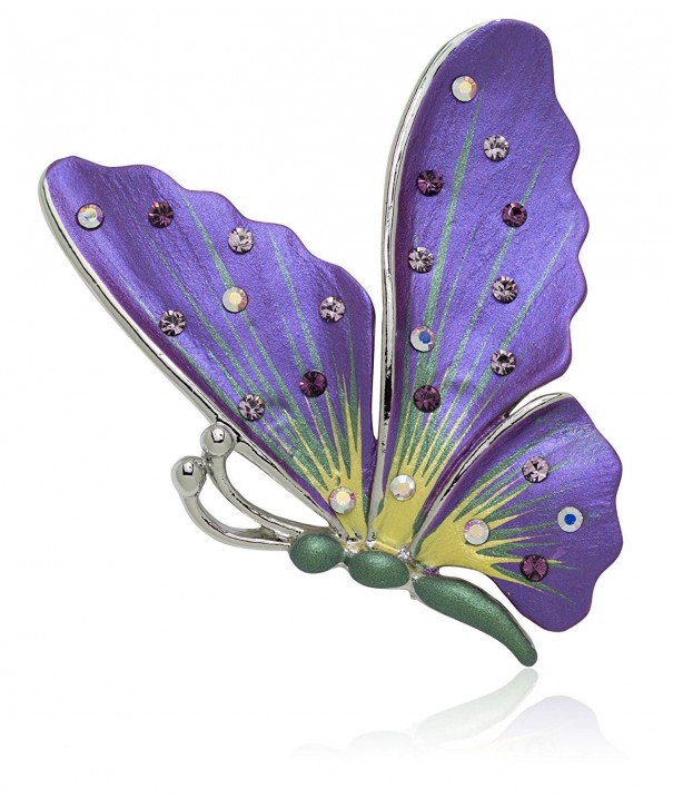 Akianna Painted Swarovski Element Butterfly