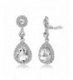 Gorgeous Austrian Rhinestone Teardrop Earrings