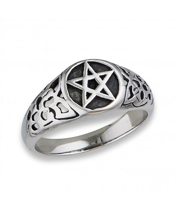 Filigree Pentagram Fashion Stainless Steel