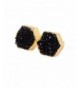 ZENGORI Plated Hexagon Earrings G0616