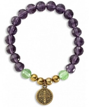 Benedict Pendant Bracelet Amethyst Crystal